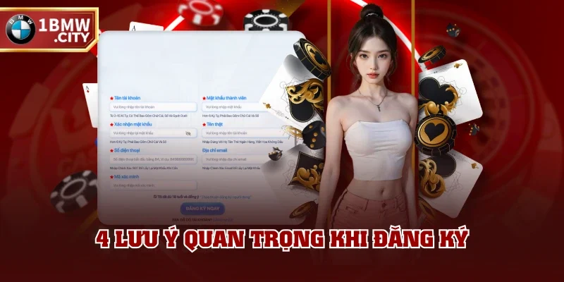 4 Lưu ý quan trọng khi đăng ký 4 Lưu ý quan trọng khi đăng ký